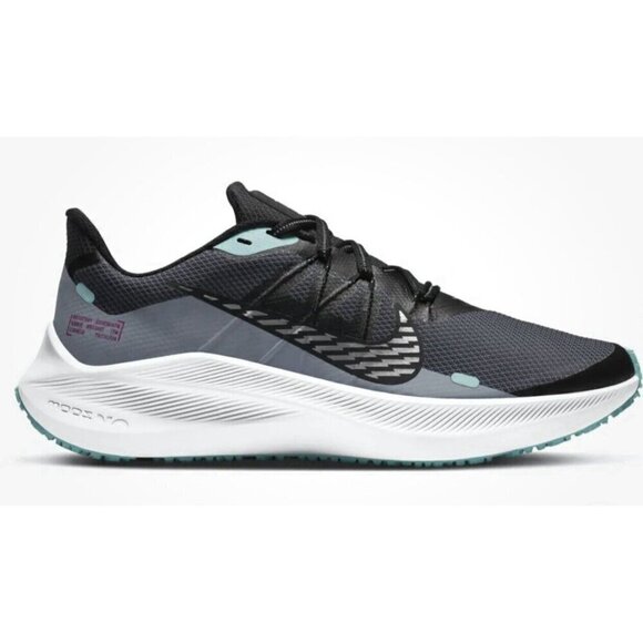Nike Winflo 7 Shield Running Shoes Size 7 CU3868-403 Obsidian Mist Reflective - Picture 1 of 14
